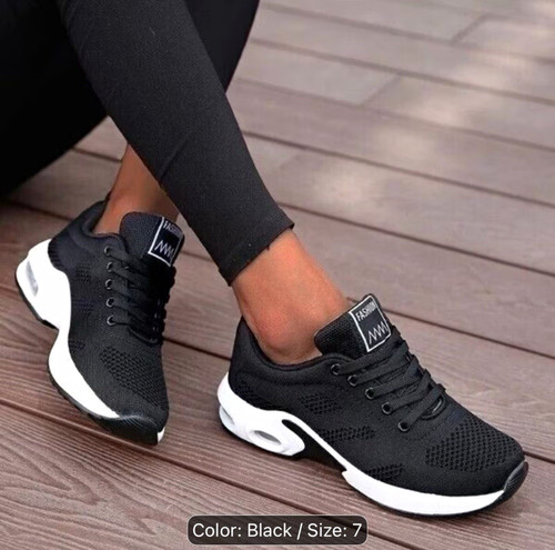 Black unisex lace trainers - unisex,